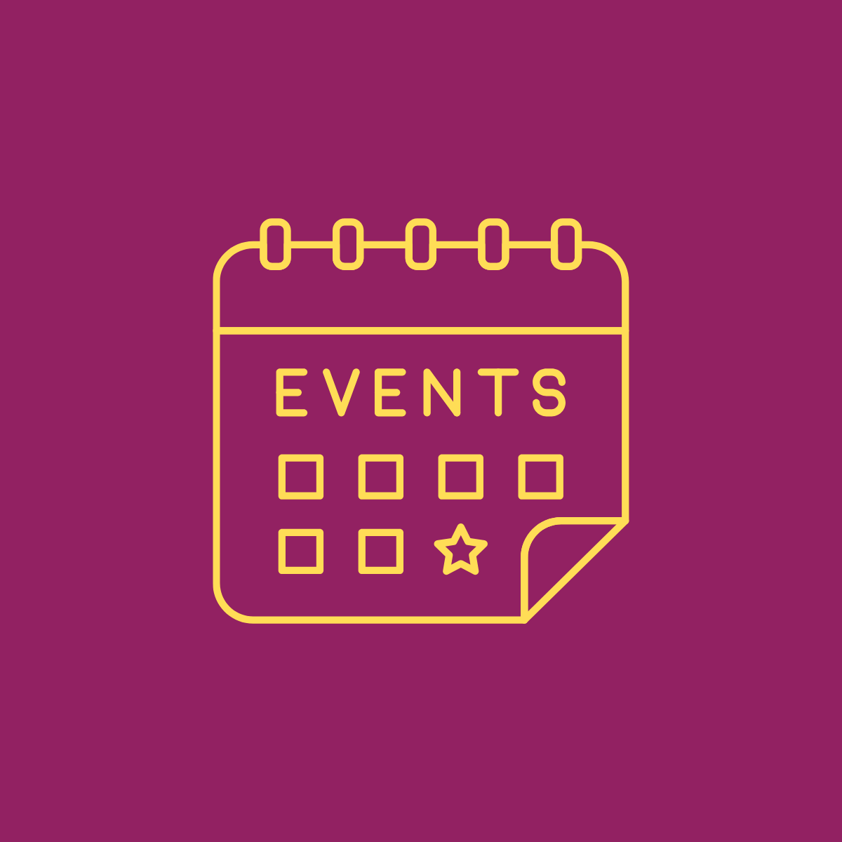 Events Calendar Icon